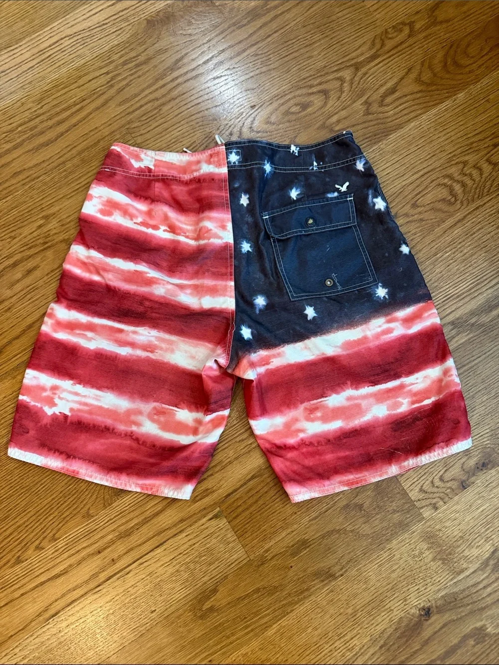 American Eagle American Flag Board Shorts Men’s Medium